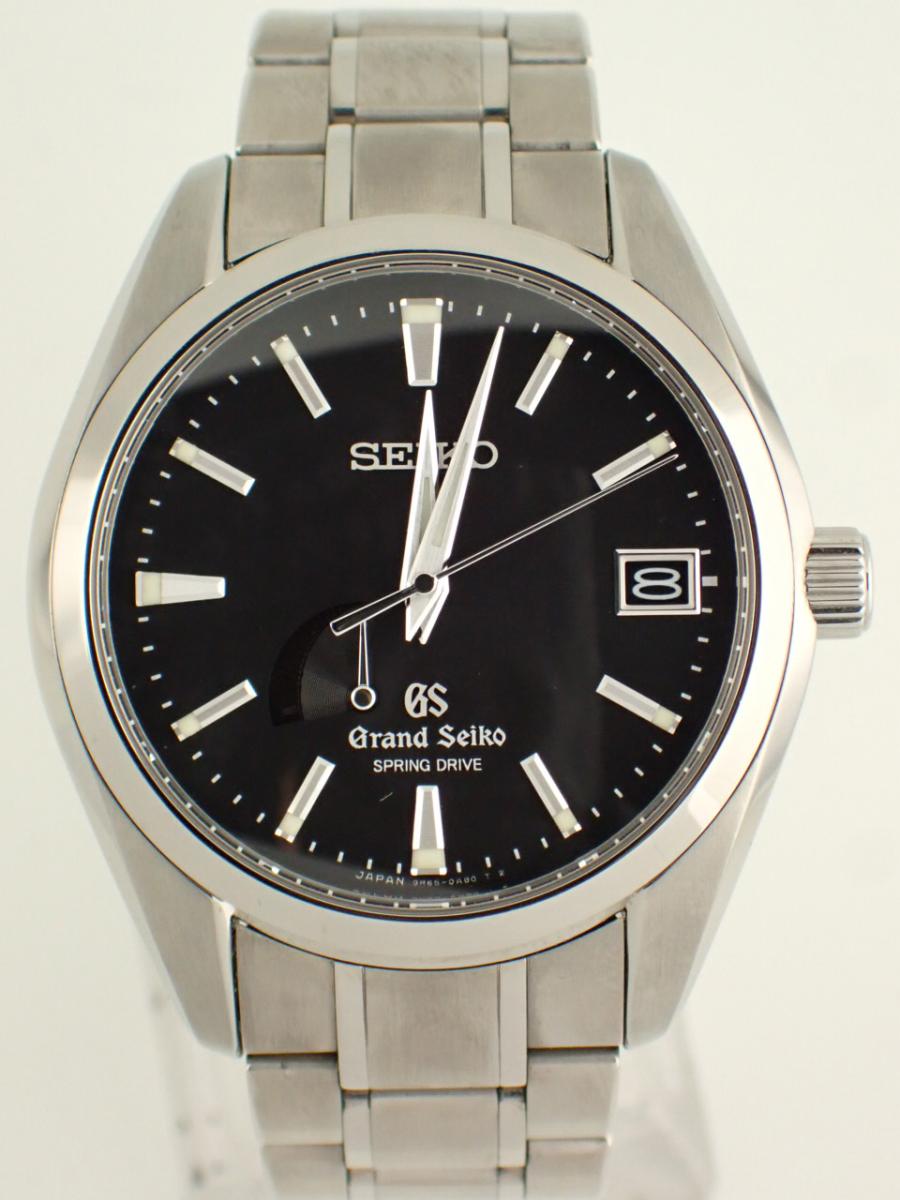 グランドセイコー スプリングドライブ SBGA041 ブラック 41mm、デイト、パワーリザーブ(AAA※新品仕上げ済み)