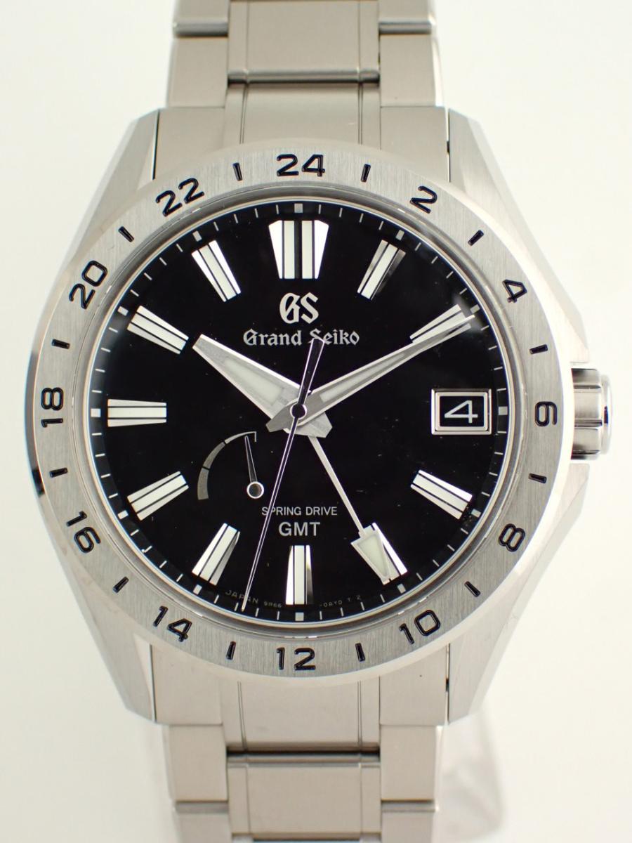 グランドセイコー スプリングドライブ SBGE283 ブラック 41mm、GMT、パワーリザーブ(NS※新品)