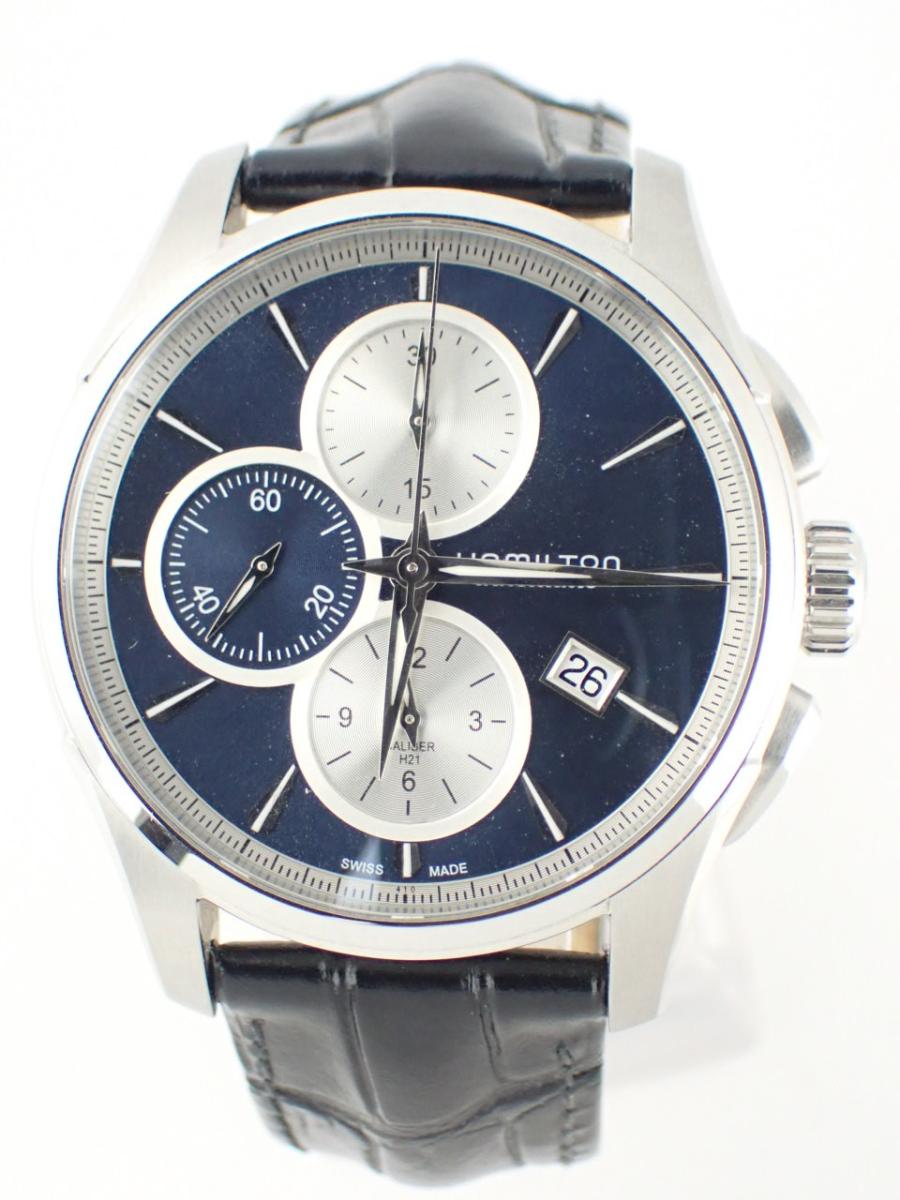ハミルトン ジャズマスター H325960 ブラック 42mm径、メンズ(A※傷あり中古)