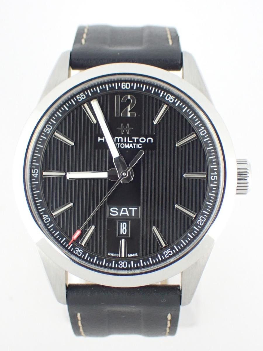 ハミルトン ブロードウェイ H43515735 ブラック 42mm径、メンズ(A※小傷あり)