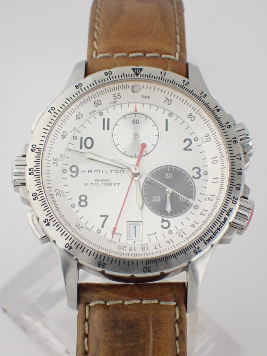 ハミルトン カーキ H776220 シルバー 42mm径、メンズ(A※傷あり中古)