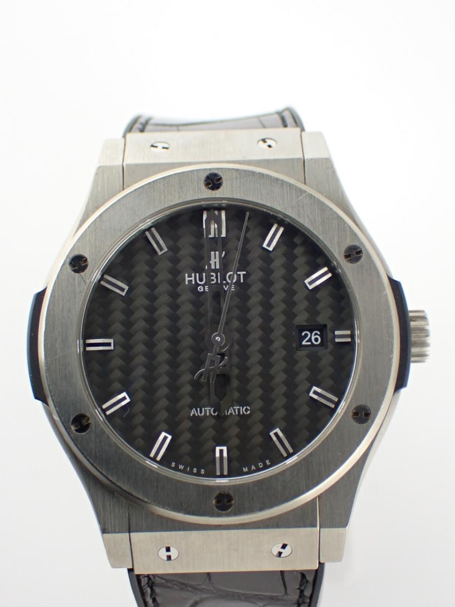 ウブロ クラシックフュージョン 542.ZX.1770.RX.MIL11 ブラック 42mm径、メンズ(AA※中古美品)