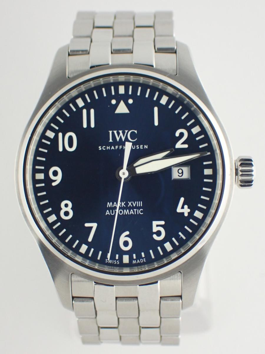 IWC パイロットウォッチ IW327016 ブルー 40mm径、メンズ(AA※中古美品)