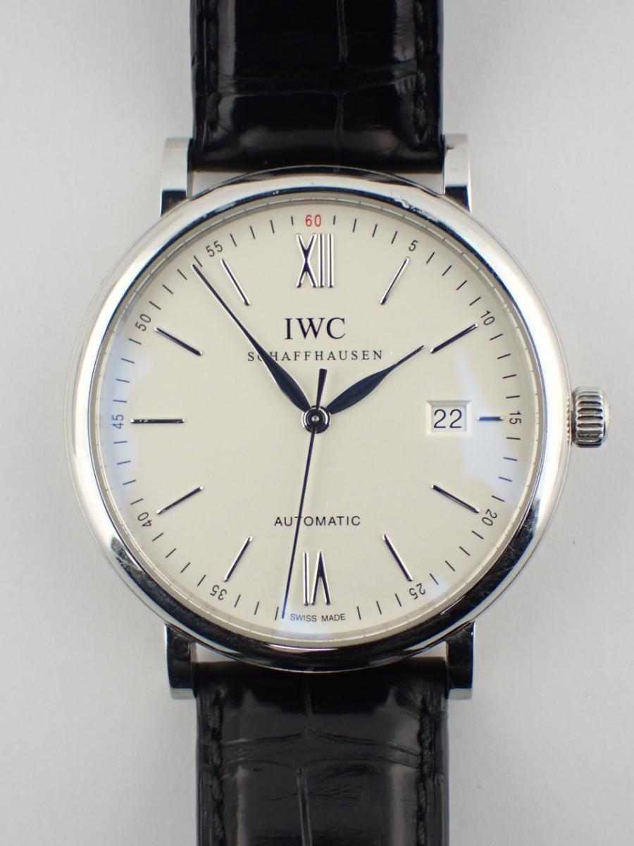IWC ポートフィノ IW356501 シルバーホワイト 40mm径、メンズ(A※小傷あり)