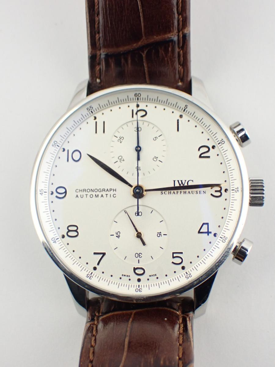 IWC ポルトギーゼ IW371401 シルバー 40mm径、メンズ(A※小傷あり)