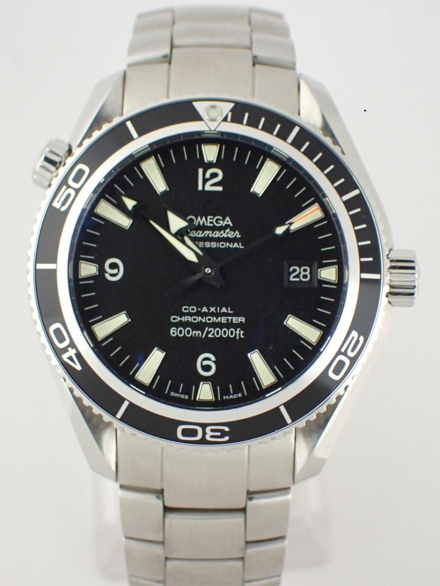 オメガ シーマスタープラネットオーシャン 2201.50 ブラック 42mm径、メンズ(AA※中古美品)