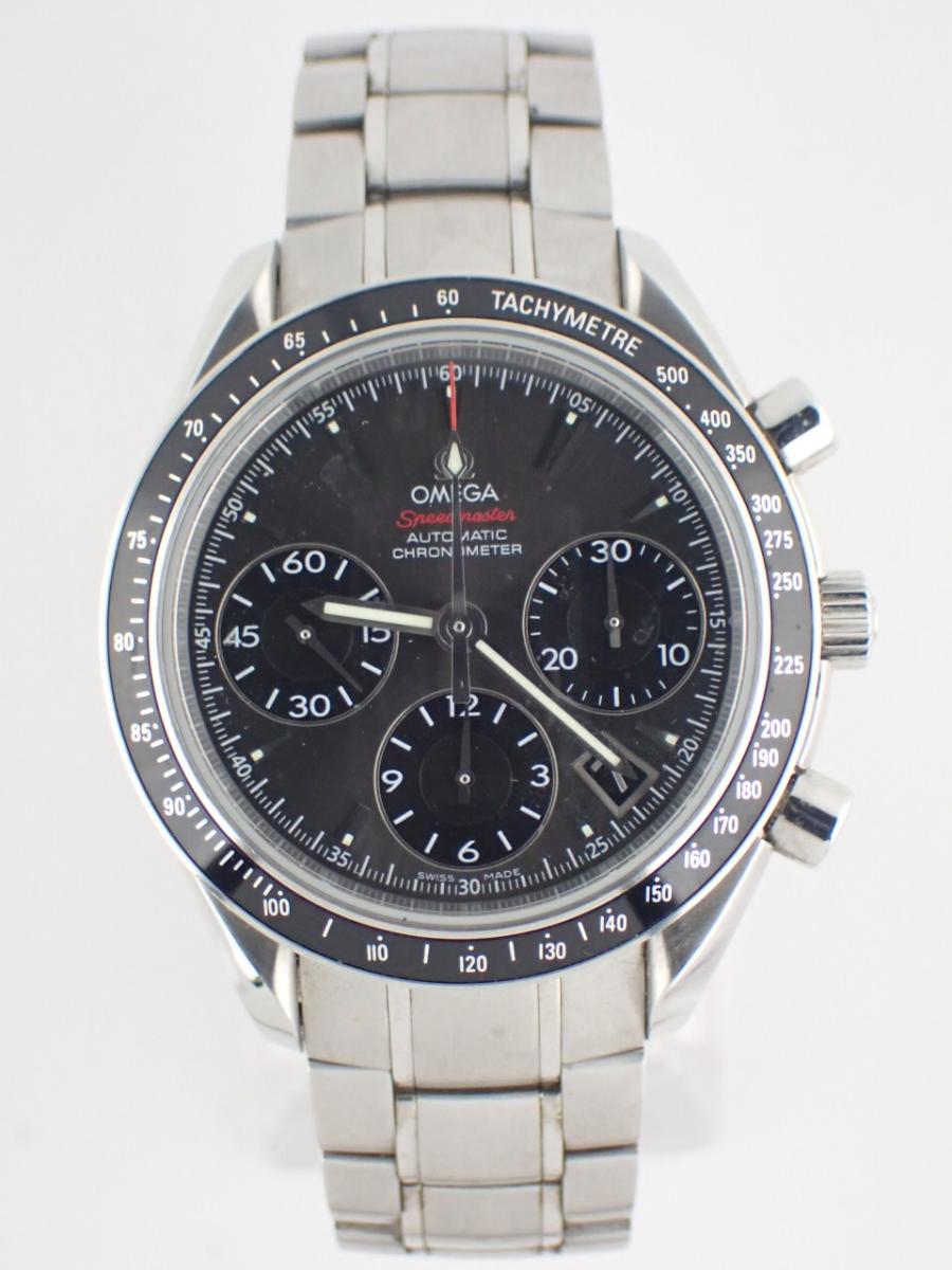 オメガ スピードマスター 323.30.40.40.06.001 ブラック 40mm径、メンズ(AB※傷多い)