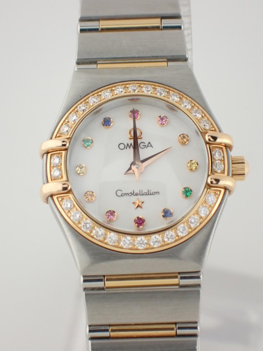 オメガ コンステレーション 1360.79 シェル 22mm幅、レディース(A※傷あり中古)