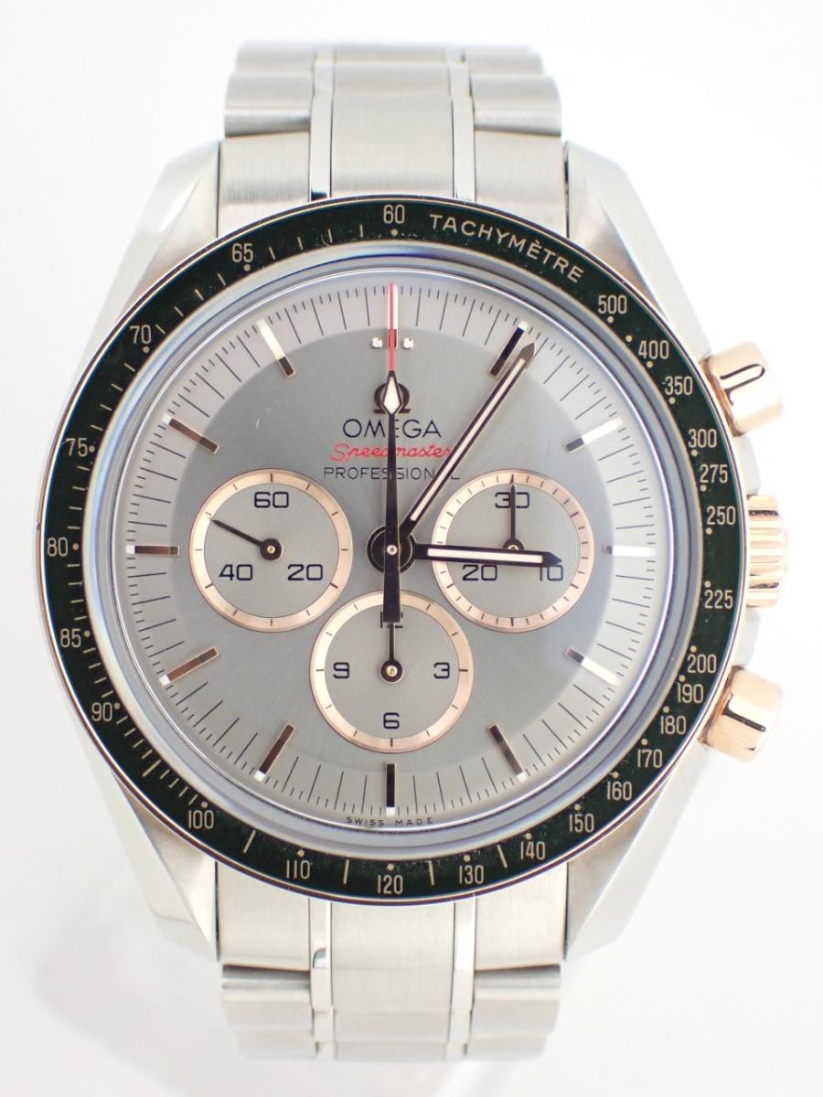 オメガ スピードマスター 522.20.42.30.06.001 シルバー 42mm径、メンズ、数量限定モデル(UNS※ほぼ未使用、コマ調整有、裏蓋シールあり)