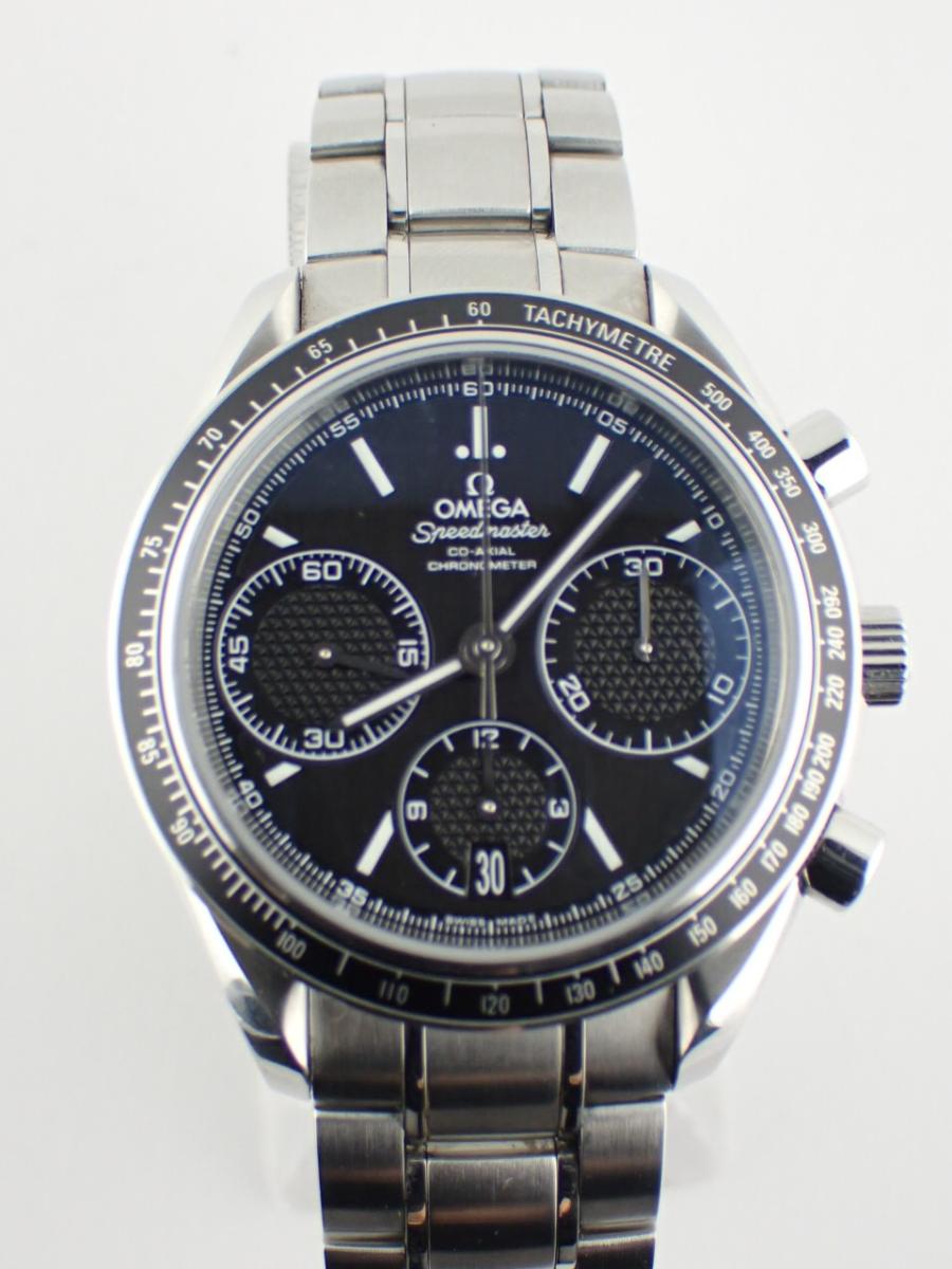 オメガ スピードマスター 326.30.40.50.01.001 ブラック 40mm径、メンズ(A※傷あり中古)