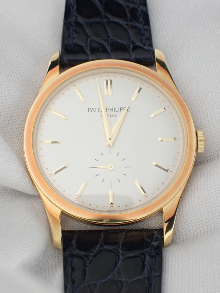 パテックフィリップ カラトラバ 5196J-001 シルバー 37mm径、メンズ(AA※中古美品)