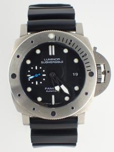 パネライ サブマーシブル PAM01305 A※傷あり中古 内箱、外箱、保証書