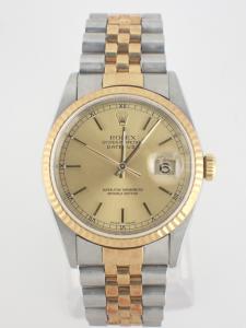 ロレックス デイトジャスト 16233 B※全体傷 本体のみ