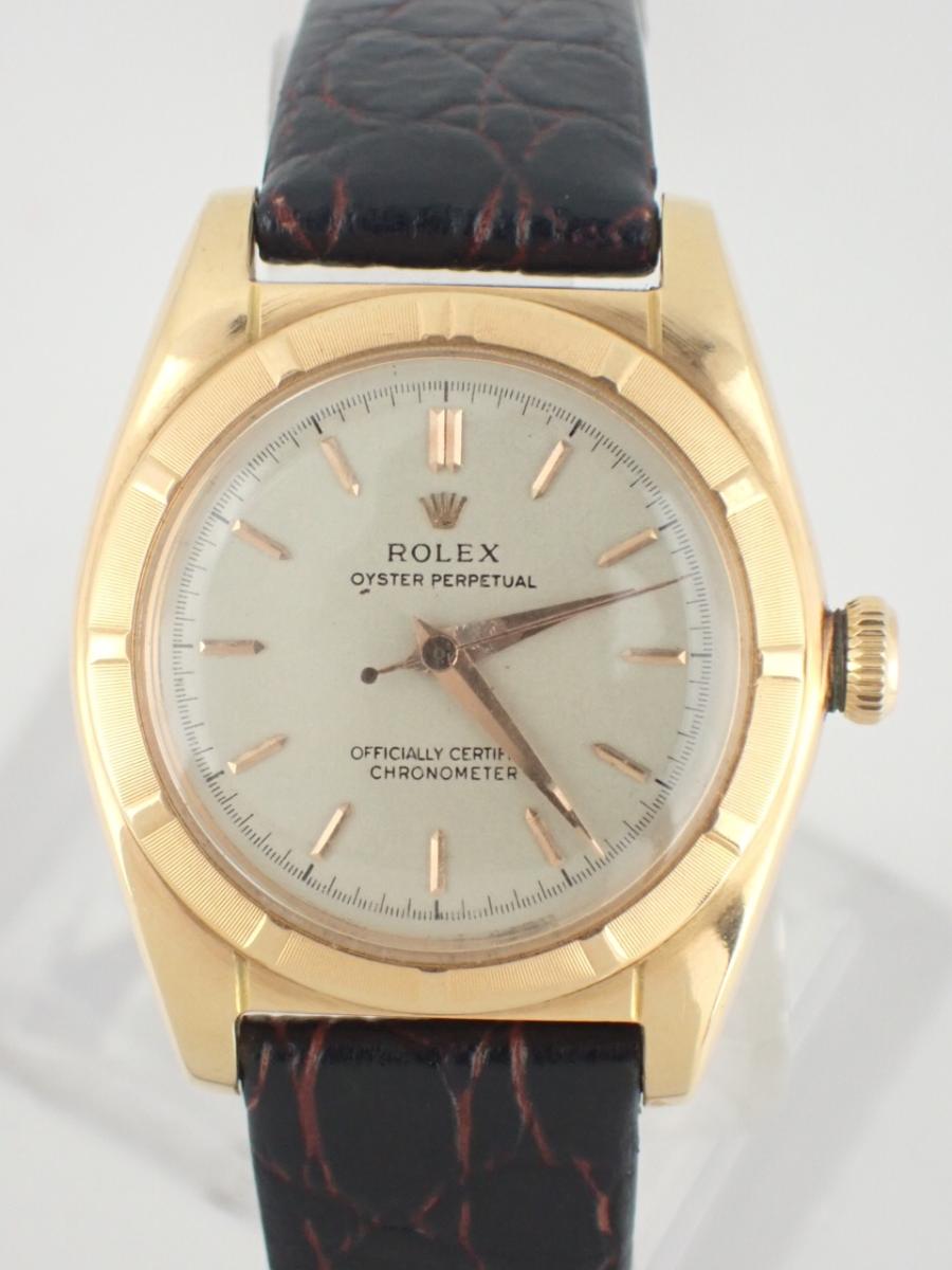 ロレックス アンティーク 5011 シルバー 32mm径、メンズ(B※経年劣化あり、傷多い)