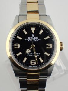 ロレックス エクスプローラー1 124273 A※傷あり中古 内箱、外箱、保証書、コマ