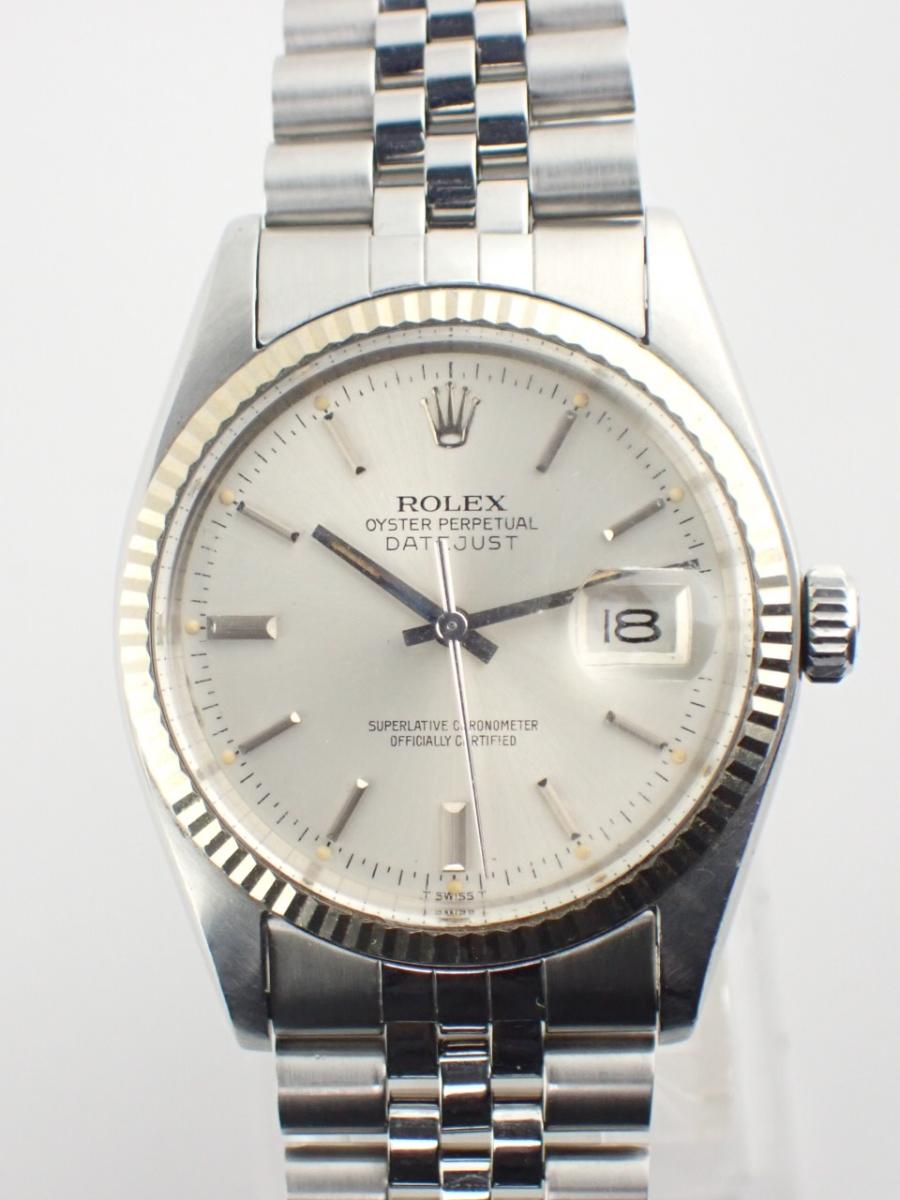 ロレックス デイトジャスト 16014 シルバー 36mm径、メンズ(A※小傷あり)