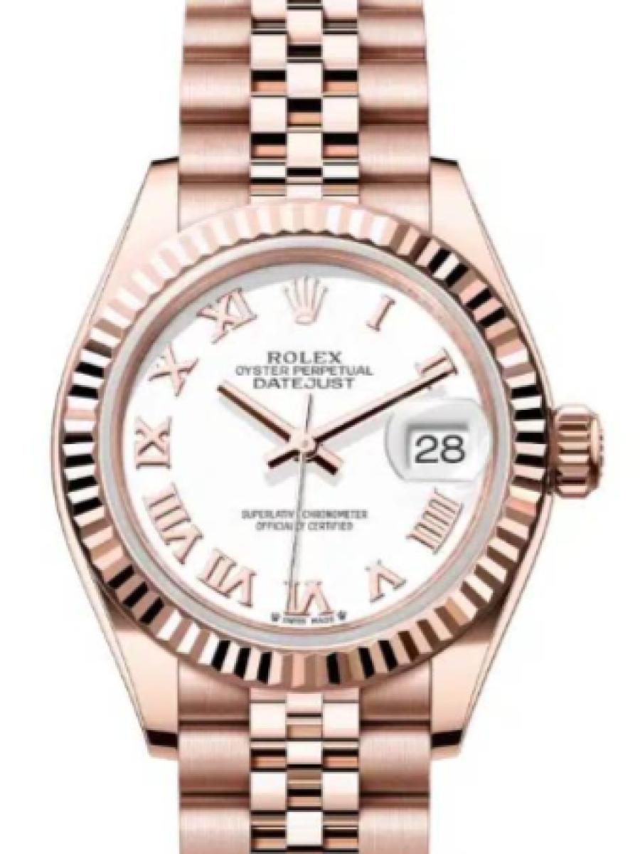 ロレックス レディデイトジャスト 279175-0022 ホワイト オイスター　エバーローズゴールド　ホワイトダイヤル　デイト表示 レディース　28ｍｍ　キャリバー 2236　パワーリザーブ 約55時間(新品未使用)