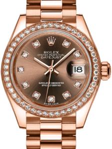 ロレックス レディデイトジャスト 279135rbr-0017 新品未使用 内箱 外箱 保証書