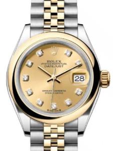 ロレックス レディデイトジャスト 279163-0011 新品未使用 内箱 外箱 保証書