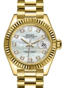 ロレックス レディデイトジャスト 279178-0025 新品未使用 内箱 外箱 保証書