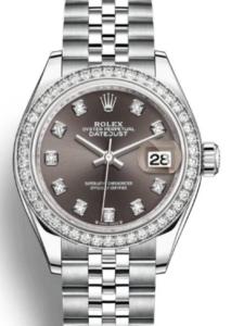 ロレックス レディデイトジャスト 279384rbr-0017 新品未使用 内箱 外箱 保証書