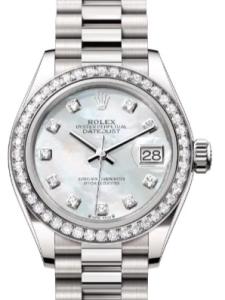 ロレックス レディデイトジャスト 279139rbr-0008 新品未使用 内箱 外箱 保証書