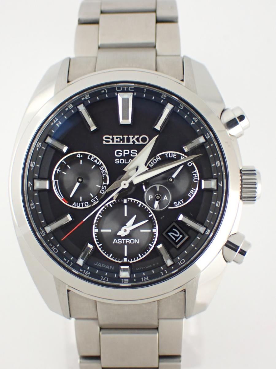 セイコー アストロン SBXC021 ブラック 42mm径、メンズ(A※小傷あり、きれいな中古)