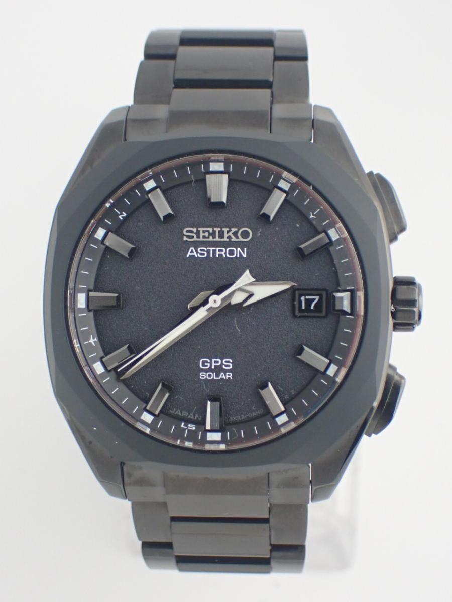 セイコー アストロン SBXD009 ブラック 39mm径、メンズ(AA※きれいな中古)