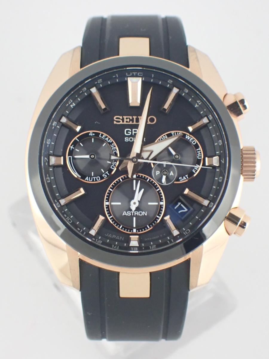 セイコー アストロン SBXC024 ブラック 42mm径、メンズ(A※傷あり中古)