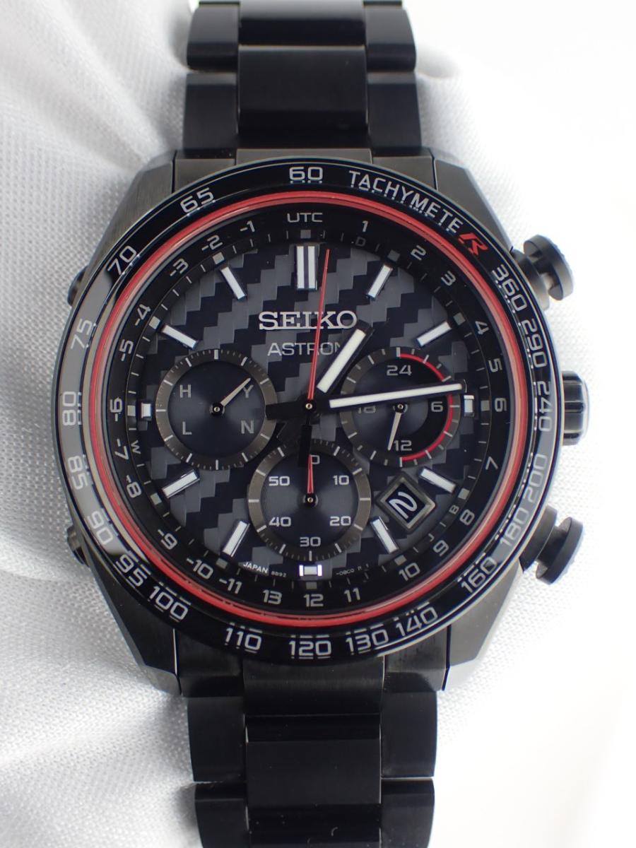 セイコー アストロン SBXY045 ブラック 41mm径、メンズ、数量限定モデル(A※傷あり中古)