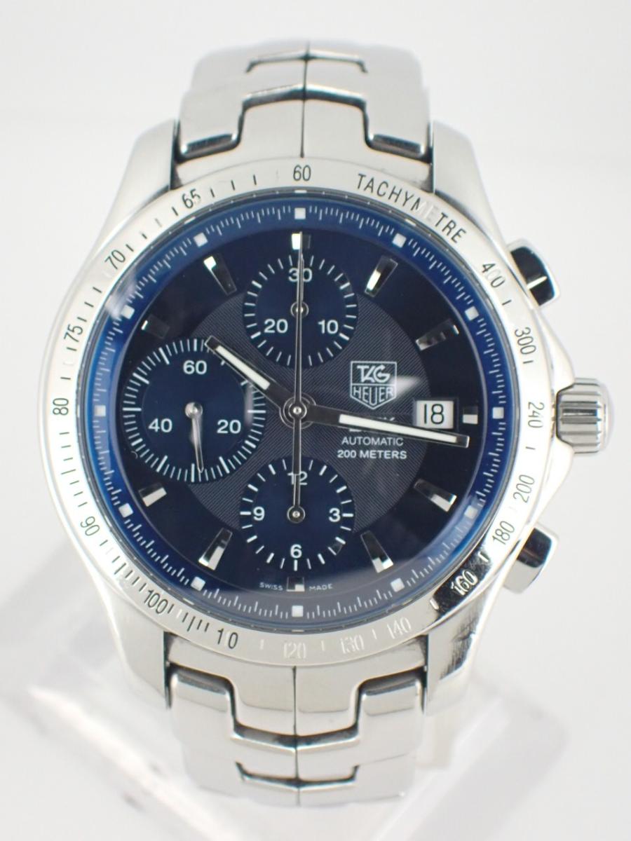 タグホイヤー リンク CJF2114.BA0576 ブルー 42mm径、メンズ(A※傷あり中古)