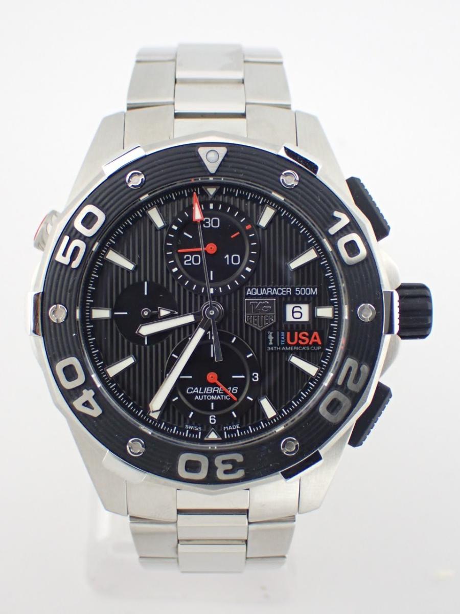 タグホイヤー アクアレーサー CAJ2111.FT6036 ブラック 44mm径、メンズ、数量限定モデル(A※小傷あり)
