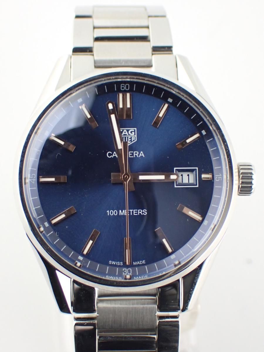 タグホイヤー カレラ WAR1112.BA0601 ブルー系 39mm径、メンズ、レディース(A※傷あり中古)