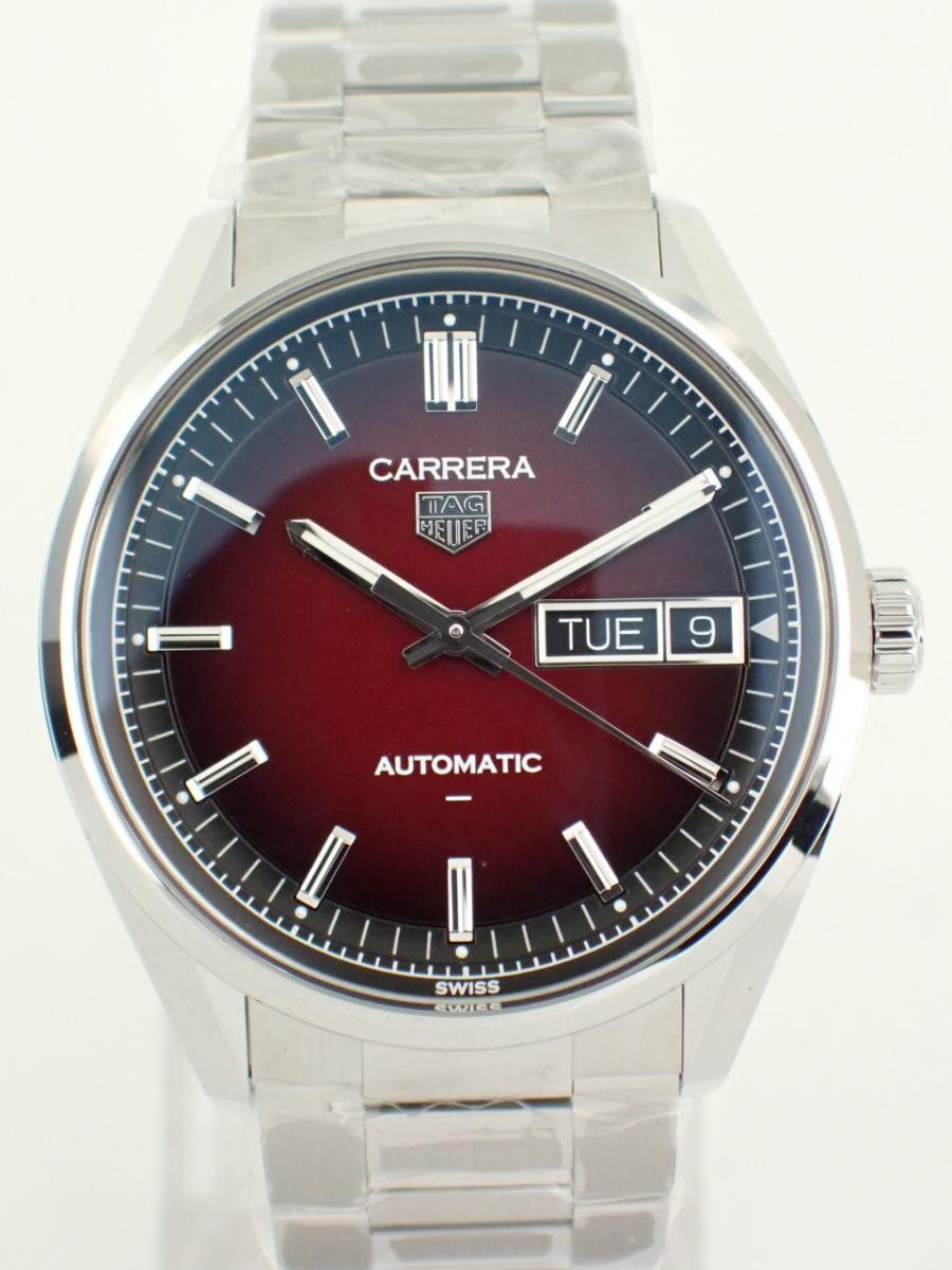 タグホイヤー カレラ WDA2113.BA0043 ブラック、レッド デイデイト、シースルーバック、スモーキーレッド(NS※新品)