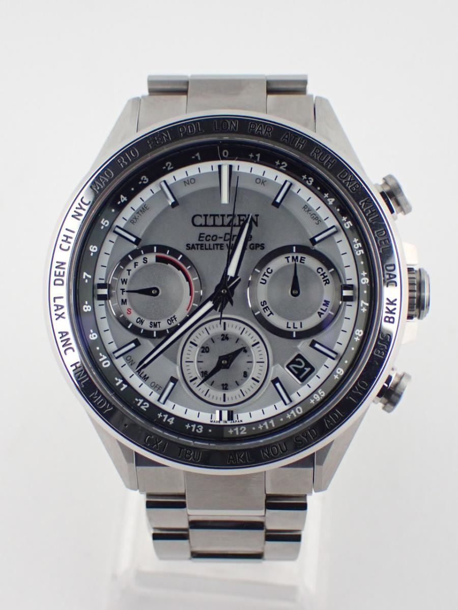 シチズン アテッサ CC4010-80A シルバー 44mm径、メンズ(AA※中古美品)