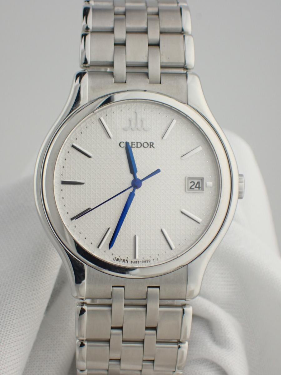 クレドール シグノ GCAZ057 シルバー 35mm径、メンズ(A※傷あり中古)