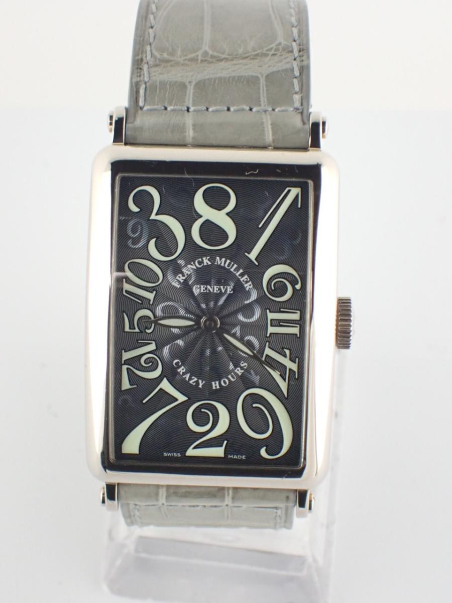 フランクミュラー クレイジーアワーズ 1200CH ブラック 32mm幅、メンズ(A※傷あり中古)