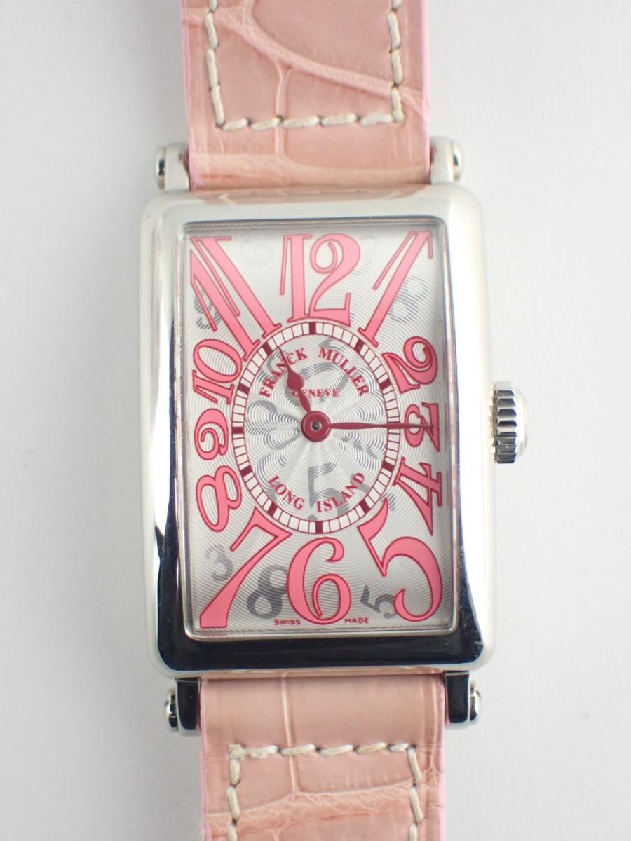 フランクミュラー ロングアイランド 902-QZ シルバー 28mm幅、メンズ、レディース、限定モデル(A※傷あり中古)