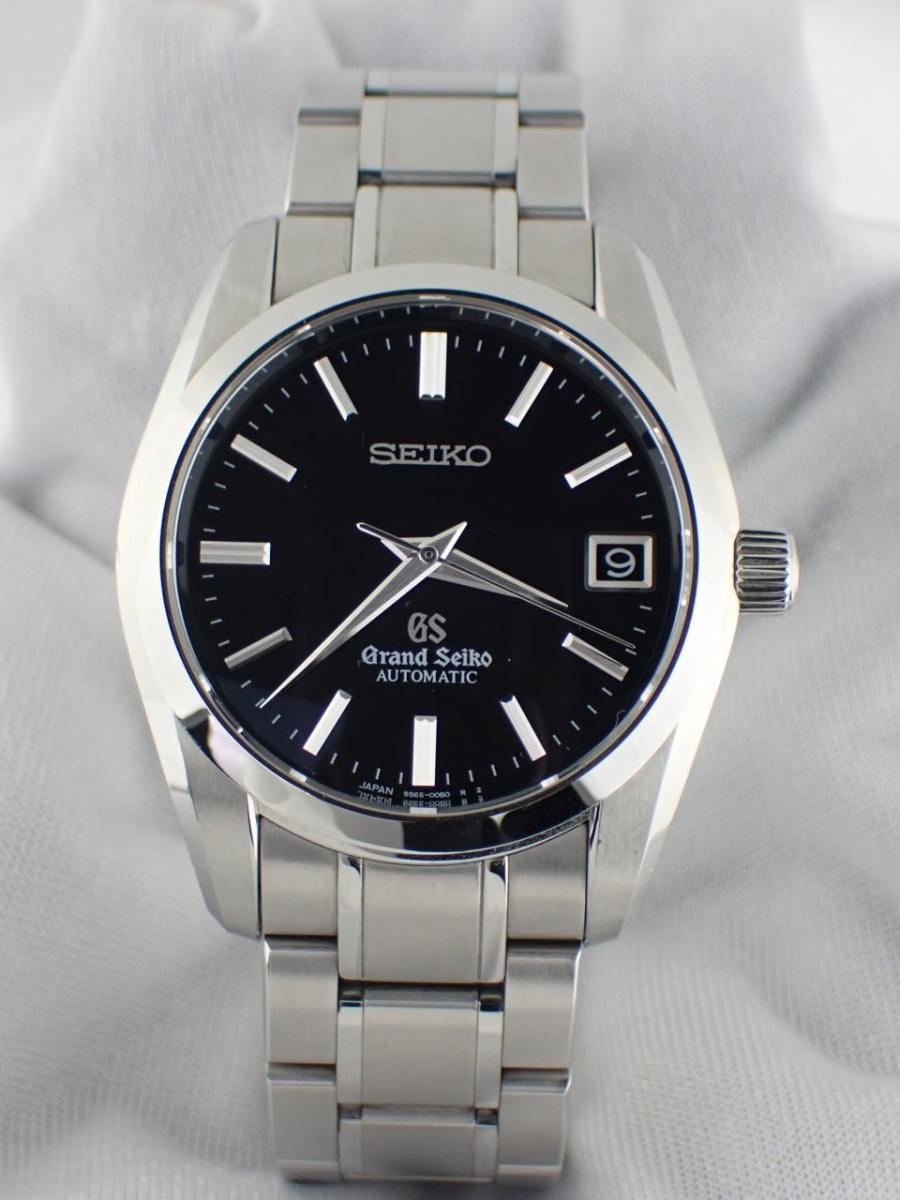グランドセイコー メカニカルハイビート SBGR057 ブラック 39mm径、メンズ(AB※傷多い)