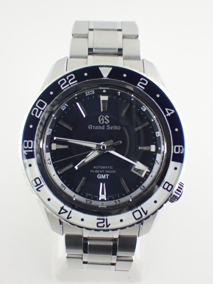 グランドセイコー メカニカルハイビート SBGJ237 ブルー 44mm径、メンズ(A※傷あり中古、小傷程度)