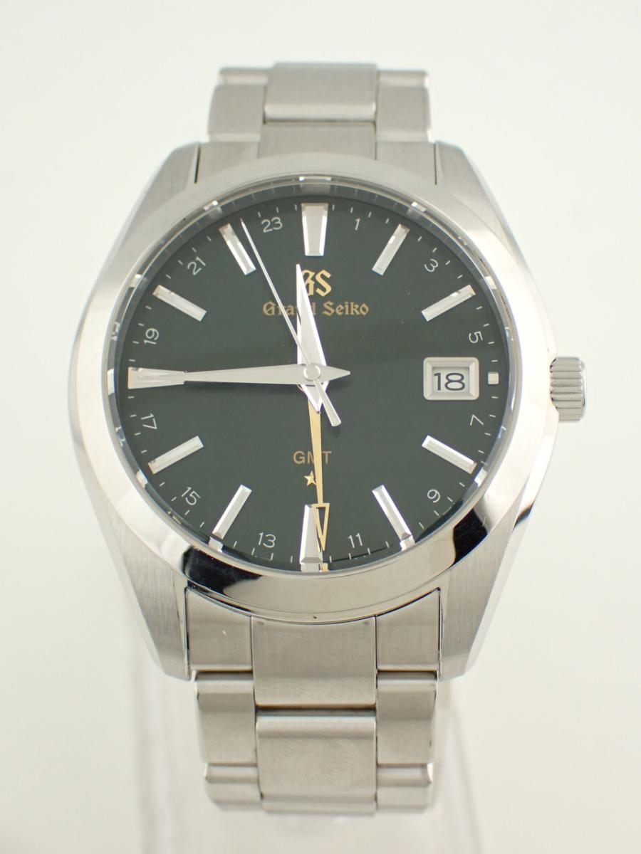 グランドセイコー 9Fクォーツ SBGN007 グリーン キャリバー9F25周年記念、数量限定、GMT(AAA※新品仕上げ済み)