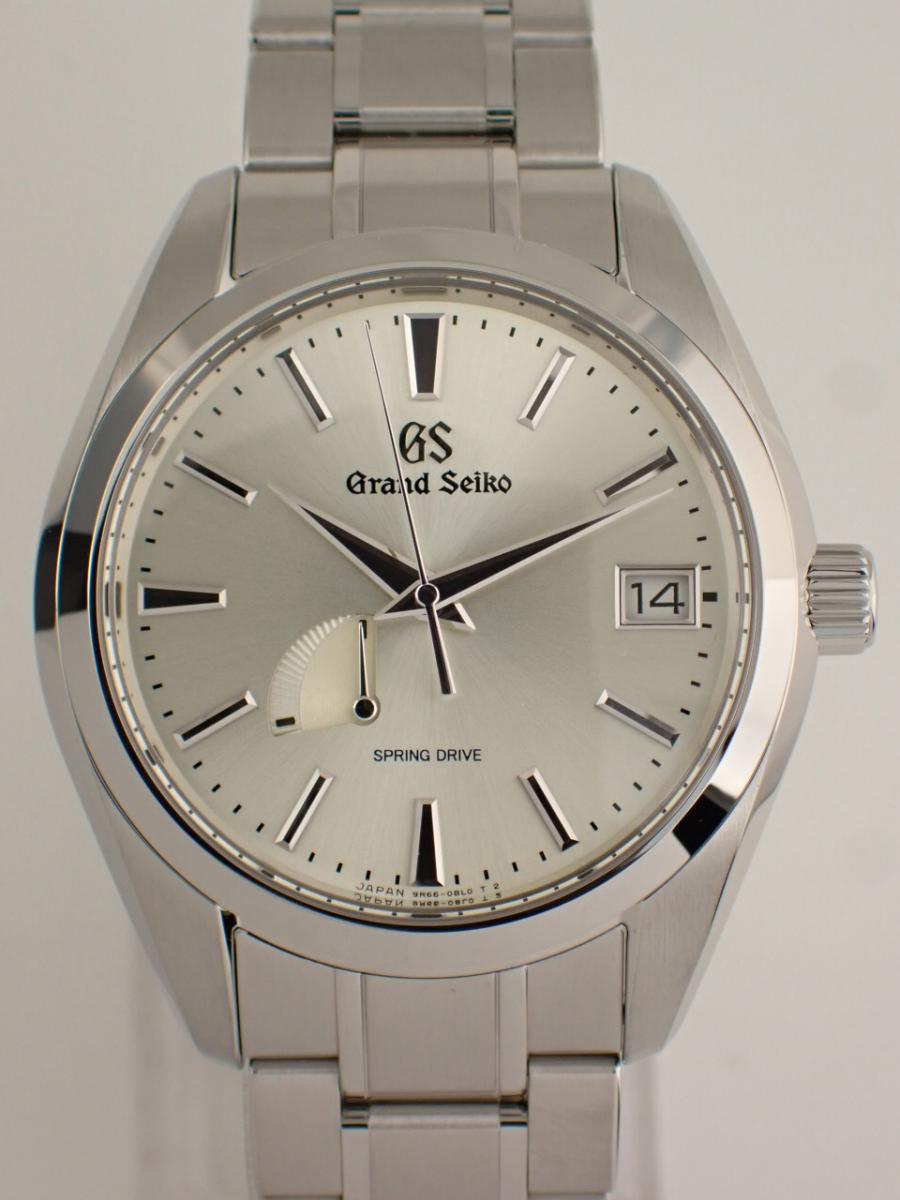 グランドセイコー スプリングドライブ SBGA201 シルバー 41mm、パワーリザーブ表示、デイト(NS※新品)