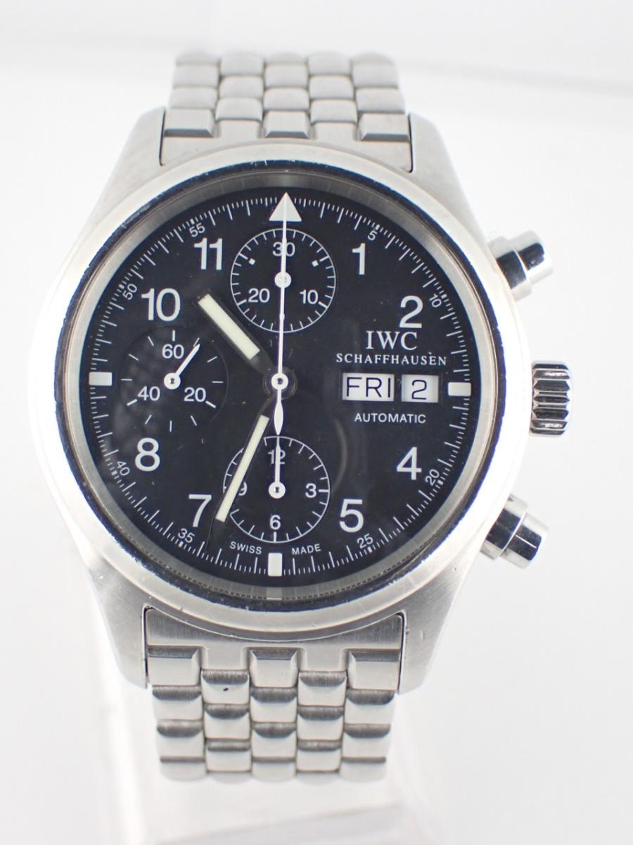 IWC パイロットウォッチ IW370607 ブラック 39mm径、メンズ(AB※傷多い、リューズ不良有)