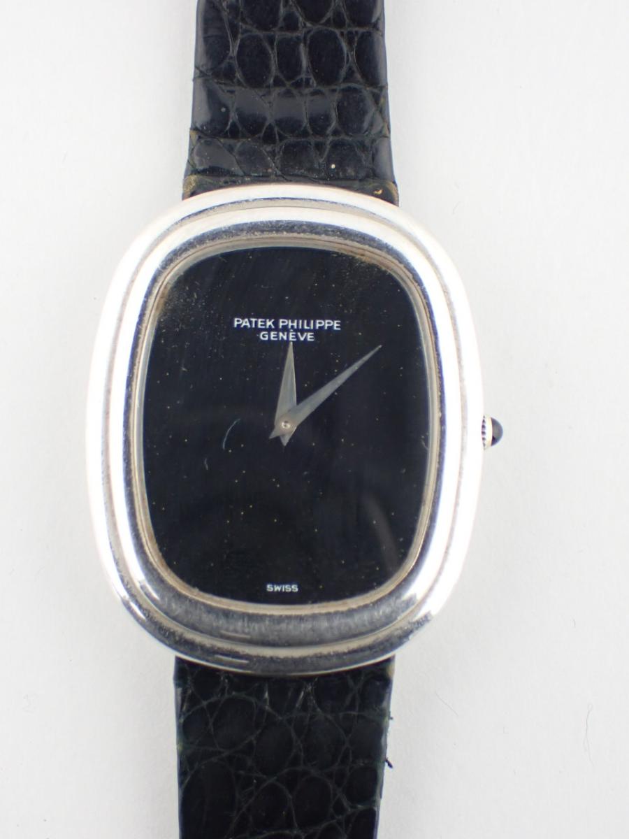 パテックフィリップ アンティーク 型番不明 ブラック ゴールデンエリプス(A※小傷あり)