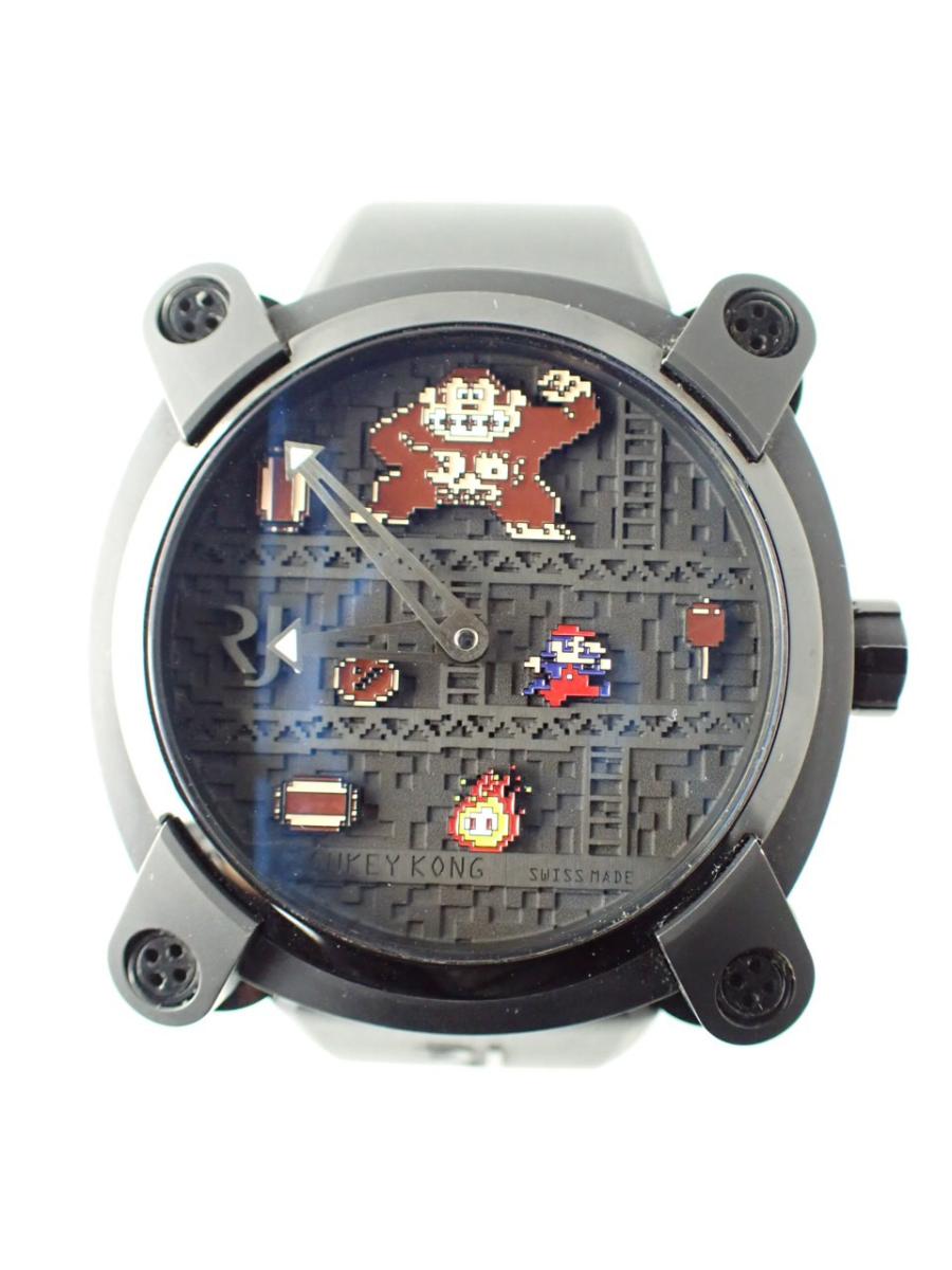 ロマンジェローム RJXドンキーコング RJ.M.AU.IN.015.01 ブラック系 46mm径、メンズ、数量限定モデル(AA※綺麗な中古)