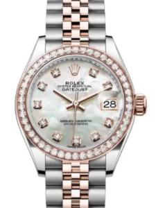 ロレックス レディデイトジャスト 279381rbr-0013 新品未使用 内箱 外箱 保証書