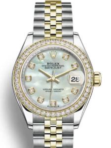 ロレックス レディデイトジャスト 279383rbr-0019 新品未使用 内箱 外箱 保証書