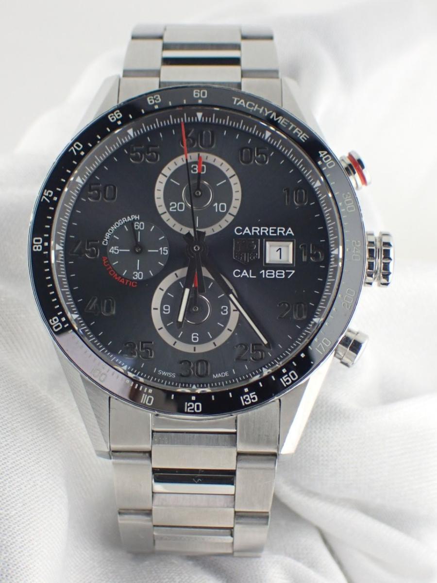 タグホイヤー カレラ CAR2A11.BA0799 グレー 43mm径、メンズ(A※打痕有)