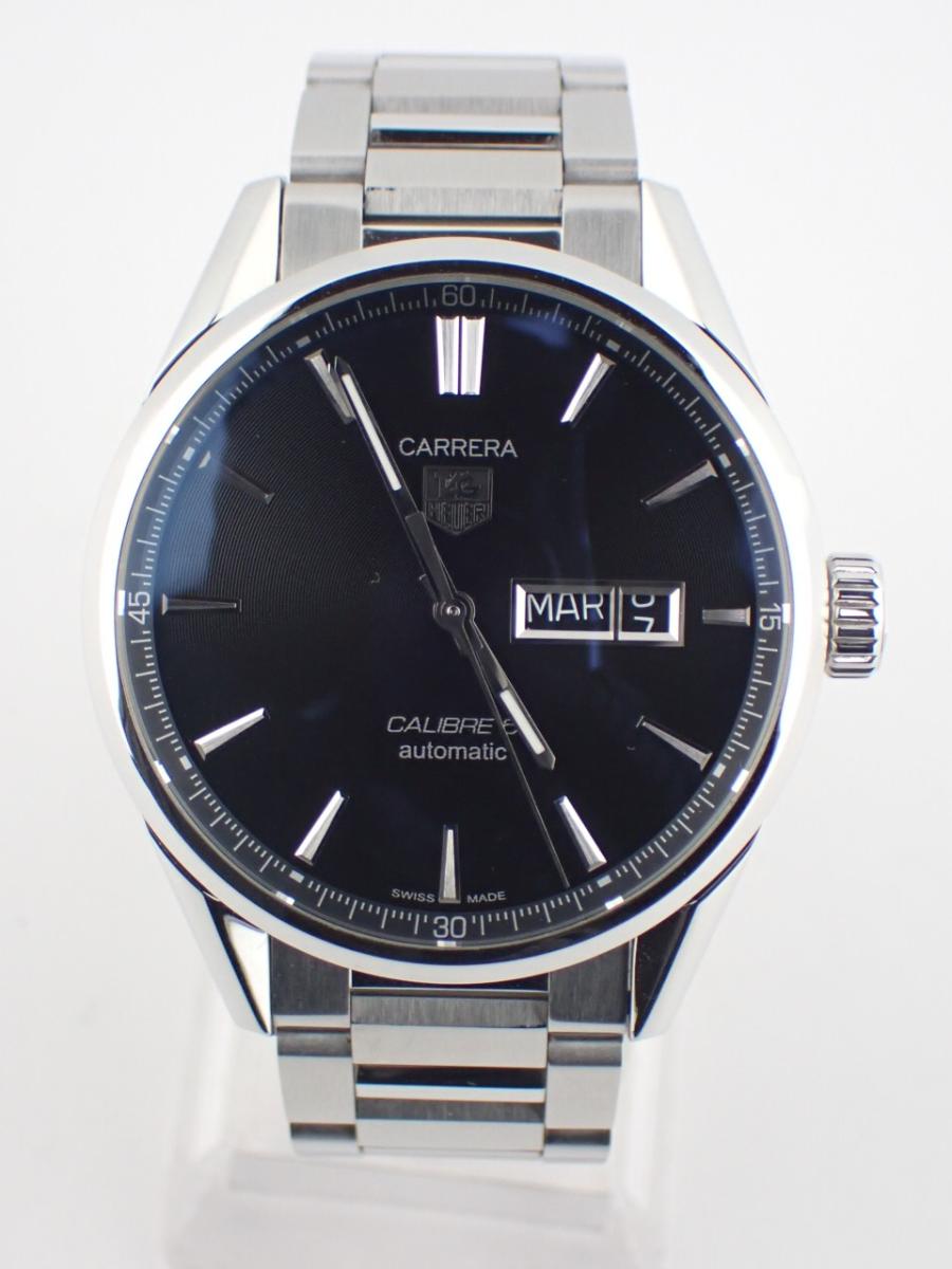 タグホイヤー カレラ WAR201A.BA0723 ブラック 41mm径、メンズ(A※傷あり中古)