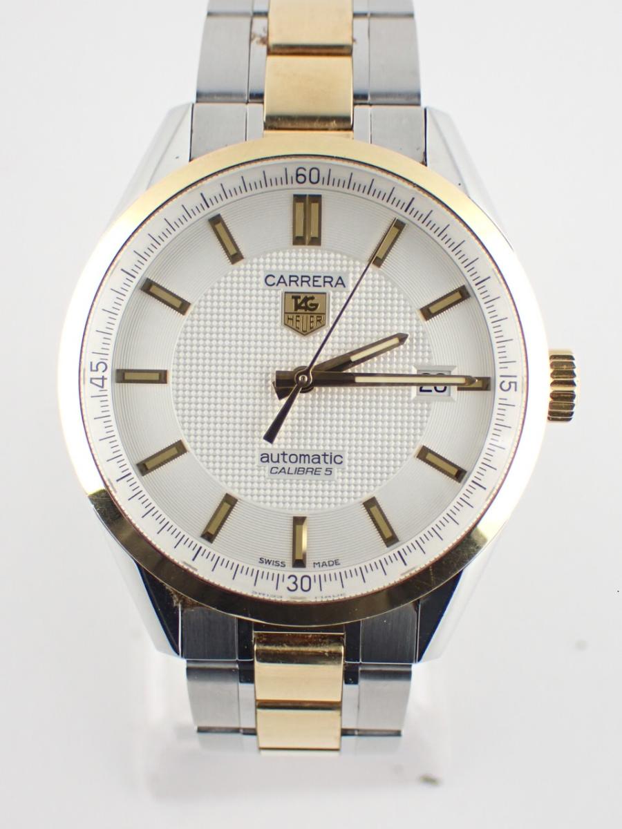 タグホイヤー カレラ WV215A.BD0788 シルバー系 39mm径、メンズ(AB※傷多い)